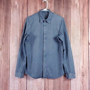 *READ* Lululemon Commission Long Sleeve Shirt Mens Size Small Button Up Blue